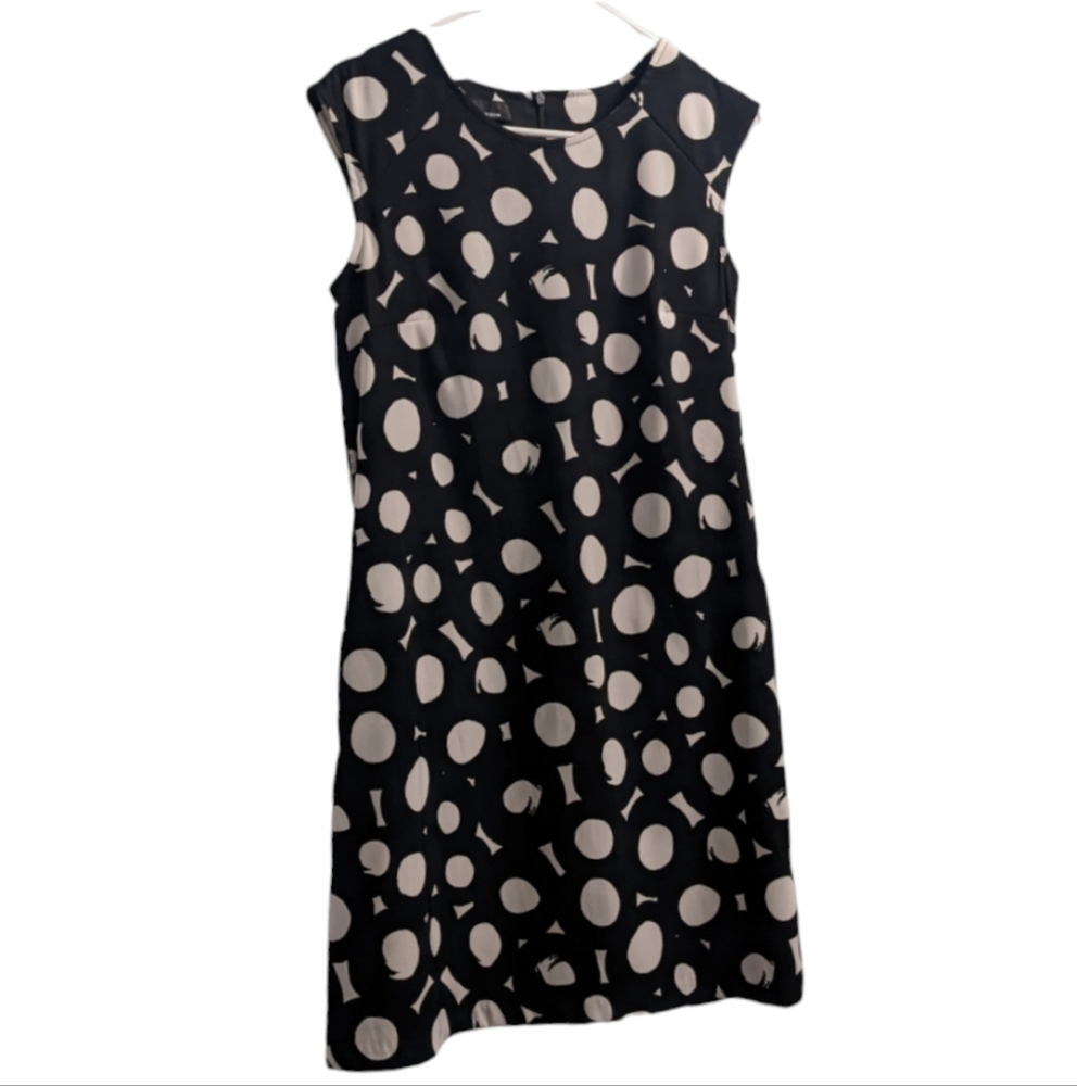💥☎️  LAST CALL AB Studio Casual Black & White Print Dress 6